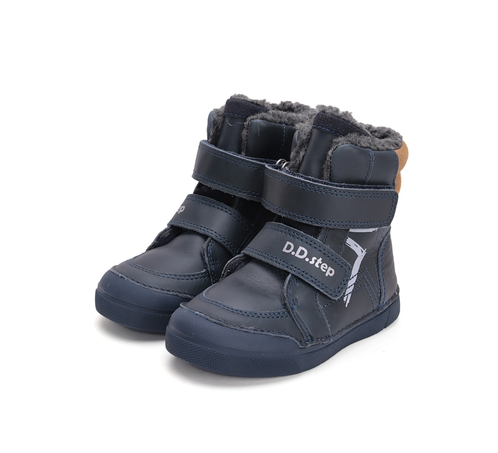 Dětská zimní obuv W068-42921B, Royal Blue