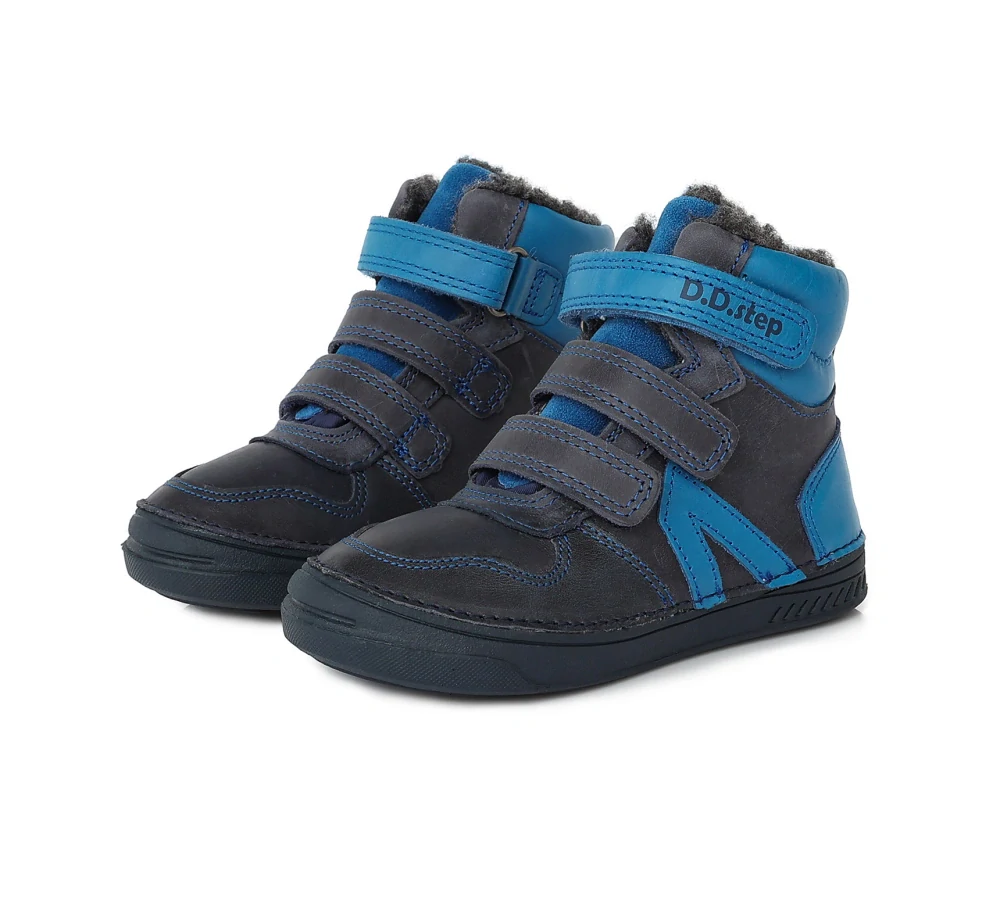 Dětská zimní obuv W040-893B, Bermuda Blue