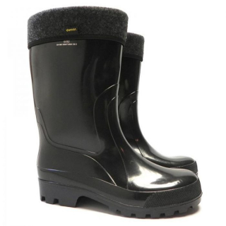 DEMAR - Pánské vysoké zateplené holiny GRANDER LUX BLACK 1626 černé